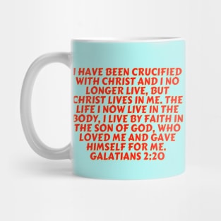 Bible Verse Galatians 2:20 Mug